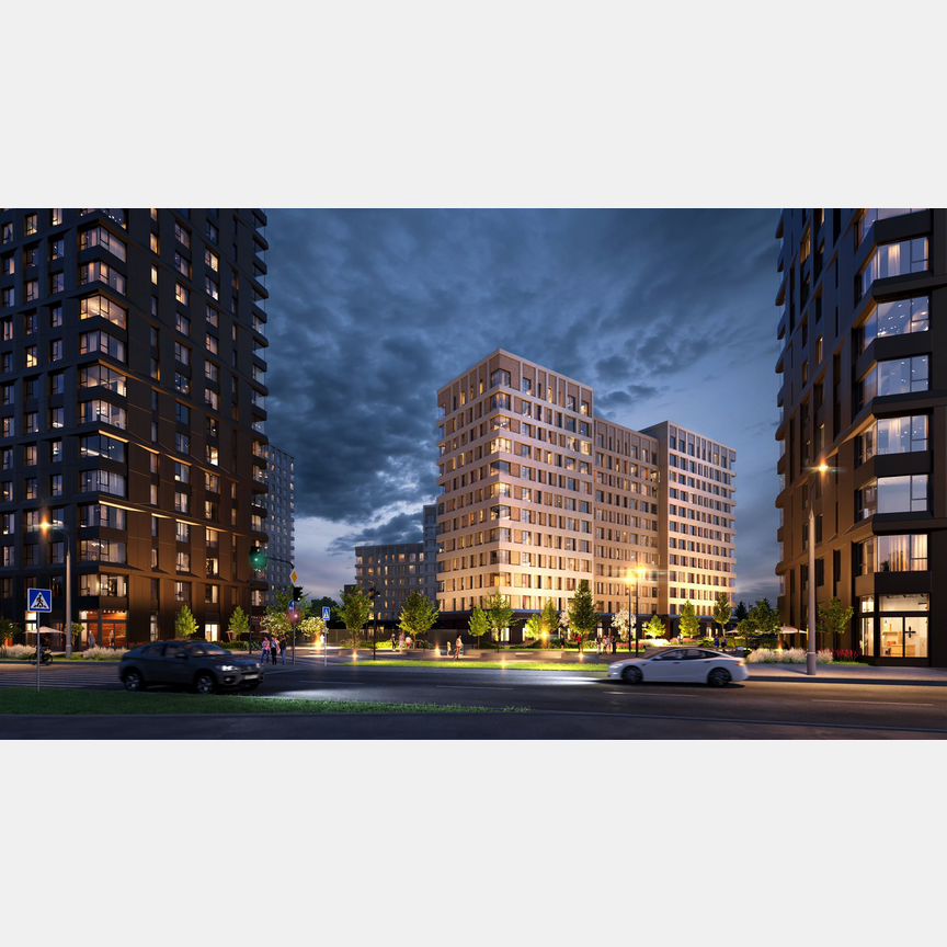 2-к. квартира, 55,6 м², 3/30 эт.