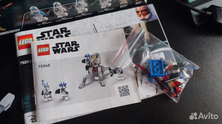 Lego Star Wars: 2 набора и фигурка Дарт Вейдера