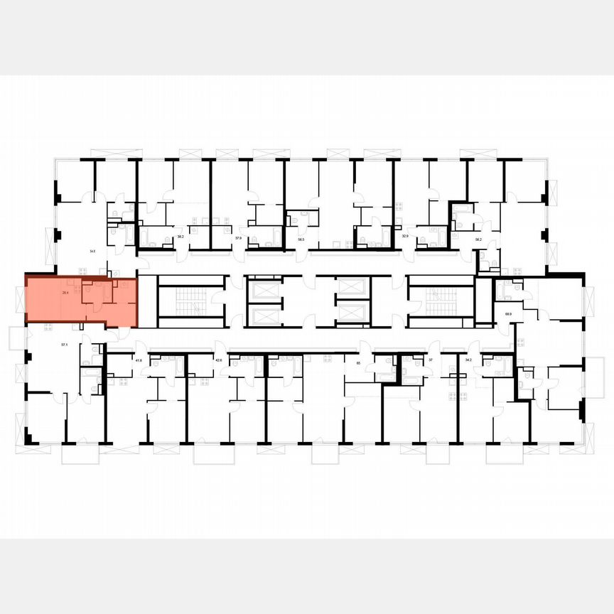 Квартира-студия, 28,4 м², 9/24 эт.