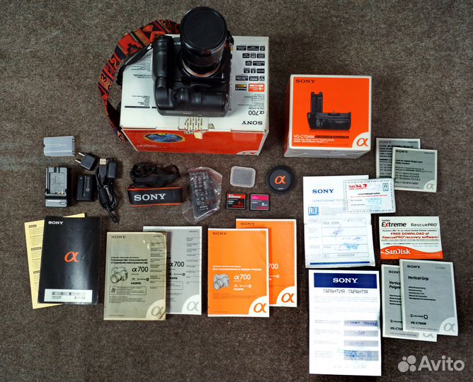 Зеркальная фотокамера Sony dslr-A700 с бонусами