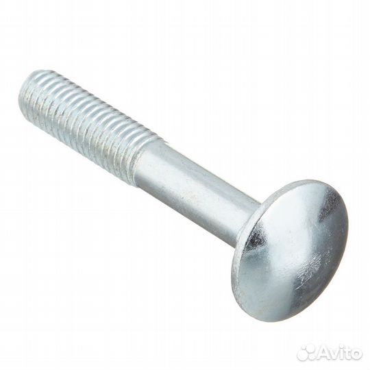 Болт мебельный оцинкованный 8х50 мм DIN 603 полусф