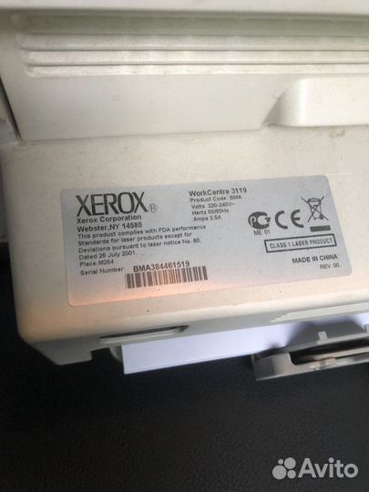 Принтер/сканер Xerox 3119