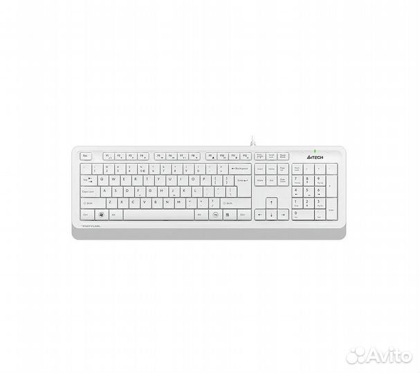 Клавиатура A4Tech Fstyler FK10, белый/серый