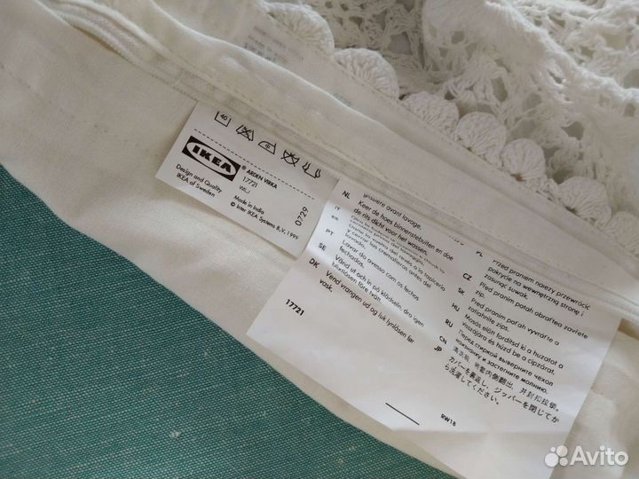 Чехол белый ажурный