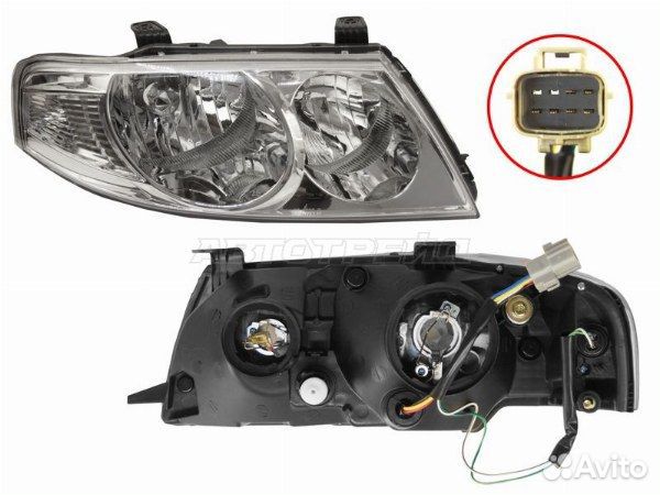 Фара nissan almera, nissan almera B10 07-12 euro