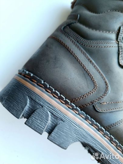 Ботинки натуральная кожа и натуральный мех 44 р