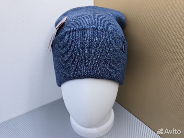 Шапка вязаная мужская Zetta синяя