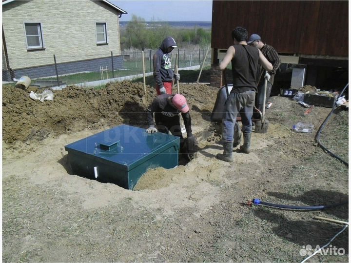 Септик под ключ. Евролос про/эко/Топас