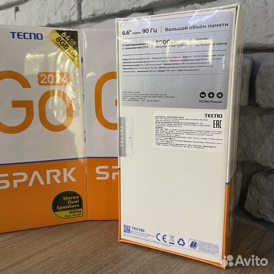 TECNO Spark Go 2024, 4/64 ГБ