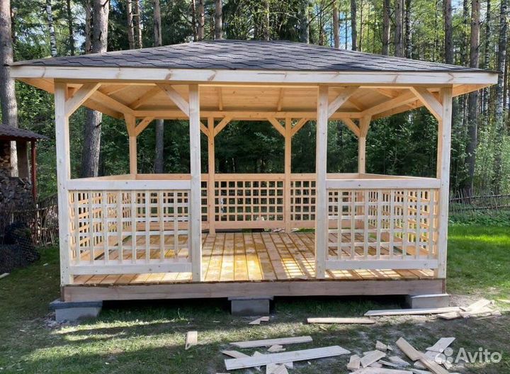 Беседка под ключ