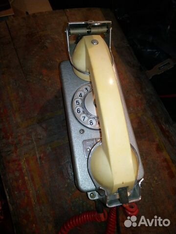 Старинный телефон Корабельный. СССР судовой аппара