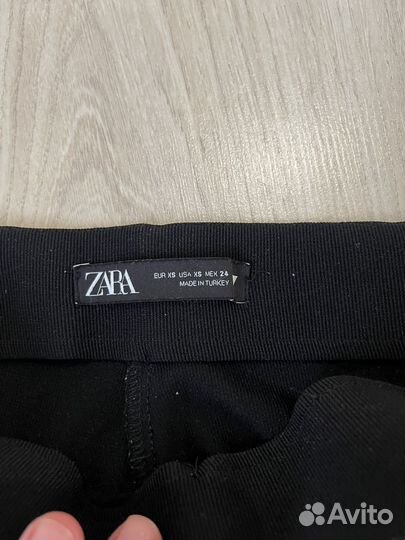 Леггинсы женские в рубчик оригинал zara xs