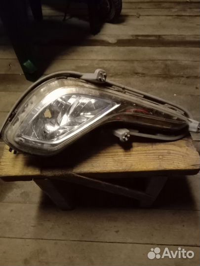 Противотуманная фара на hyundai solaris