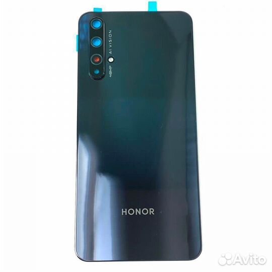 Задняя крышка со стеклом камеры Honor 20 Синий