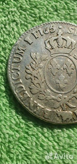 1 экю 1765 год, королевство Франция- пров. Беарн