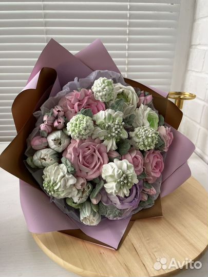 Сладкие букеты из зефира