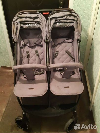 Коляска для двойни bubago