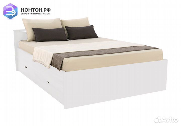 Кровать Мелисса с ящиками белый