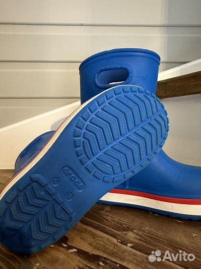 Детские резиновые сапоги crocs с 12