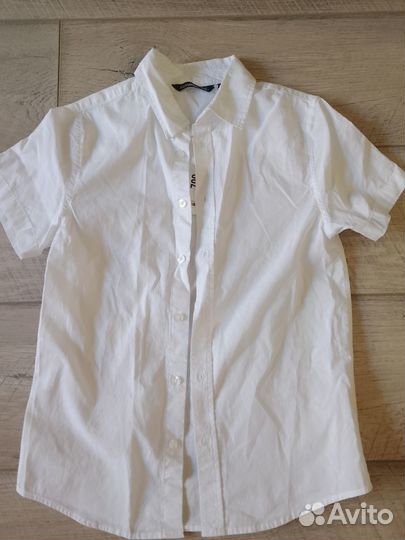 Рубашка белая 134