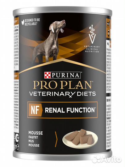 Корм для собак Purina при болезни почек (Пурина)