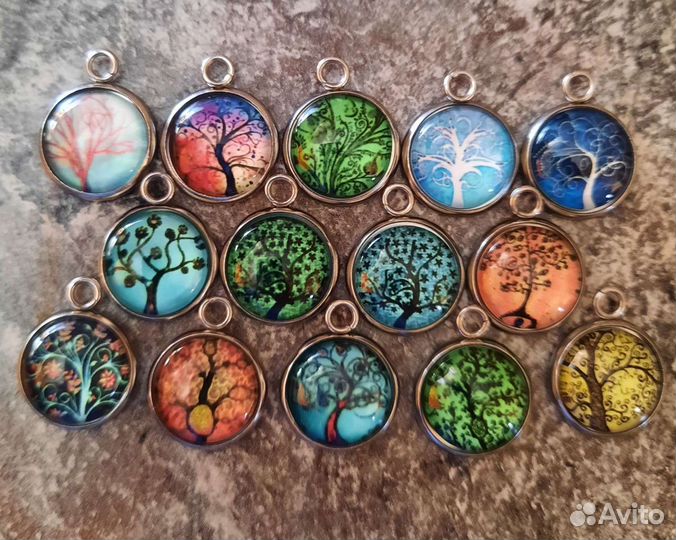 Подвеска Кулон Знаки Зодиака Древо Жизни