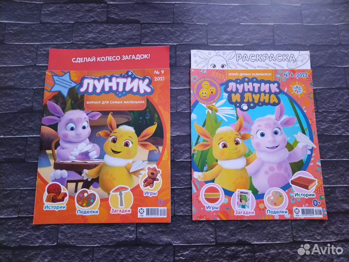 Лунтик. Журнал + раскраска