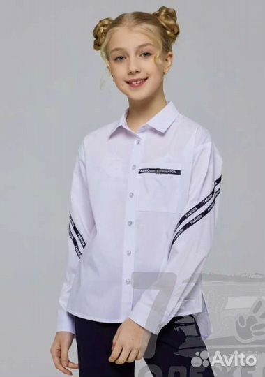 Блуза белая 7 Одежек 146 152 158