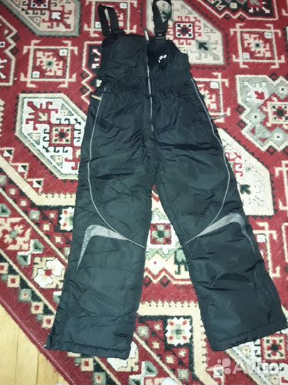 Новые теплые штаны на лямках