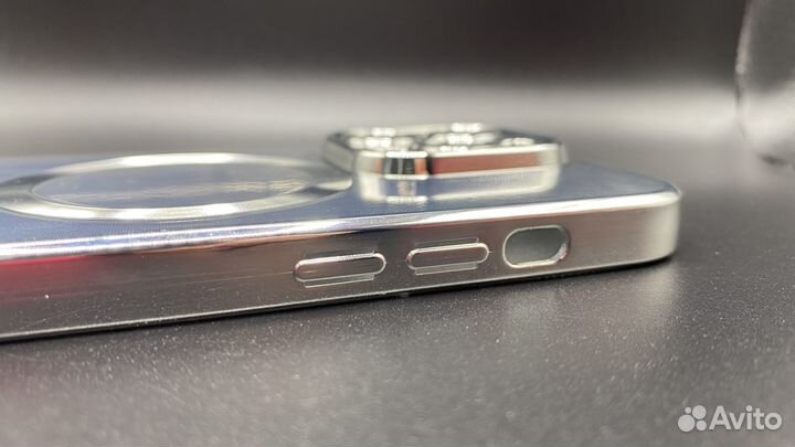 Чехол на iPhone 14 Pro MagSafe Silver