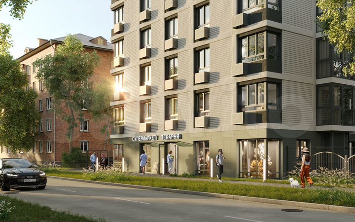 2-к. квартира, 57,4 м², 6/8 эт.