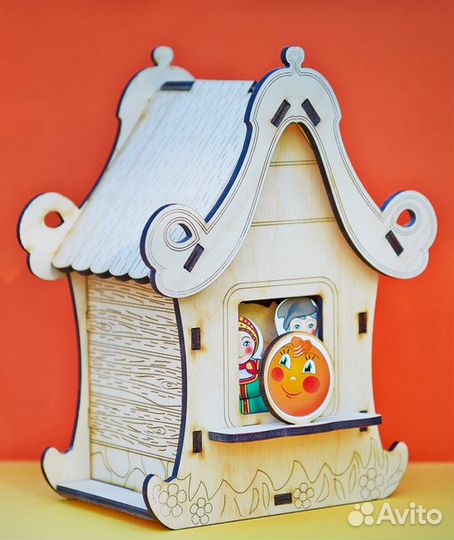 Сказочные домики, игровой набор, театр на столе