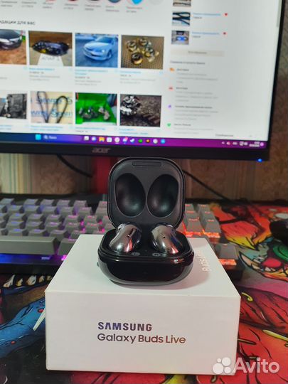 Беспроводные наушники samsung galaxy buds live