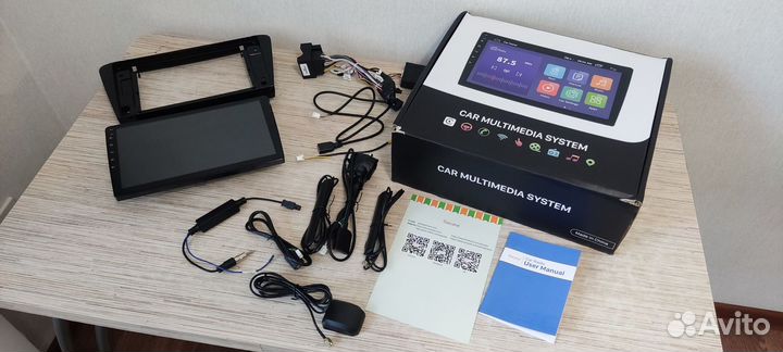 Магнитола Android 10 дюймов 4+64GB, 8 ядер