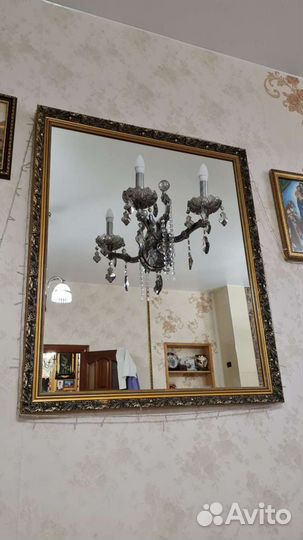 Зеркало с канделябрами