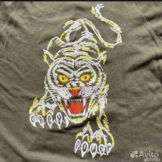 Лонгслив Obey тигр оригинал