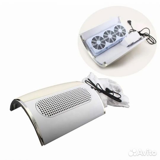 Пылесос для маникюра nail dust collector 858-5
