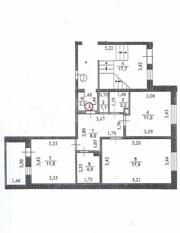 2-к. квартира, 55,7 м², 1/9 эт.