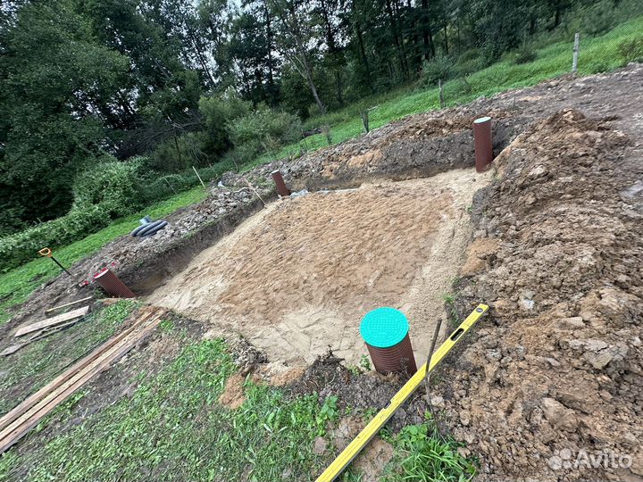 Професинольная чистка колодцев Дренаж участака