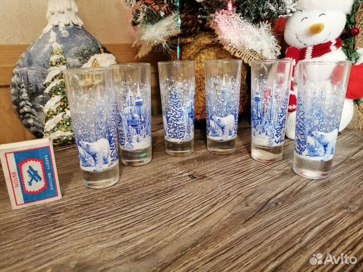 Рюмки/стопки д водки/текилы по 6 шт