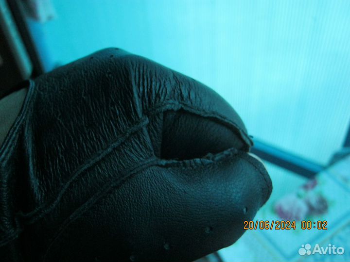 Перчатки мужские кожаные