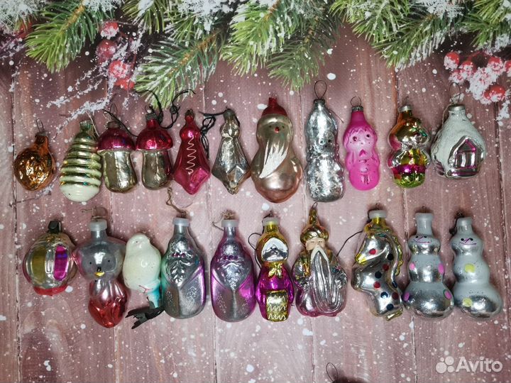 Елочные игрушки СССР