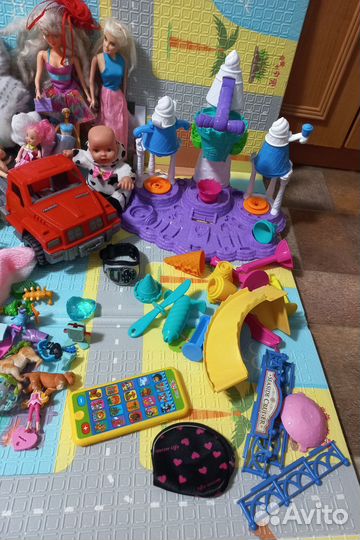 Огромный пакет детских игрушек