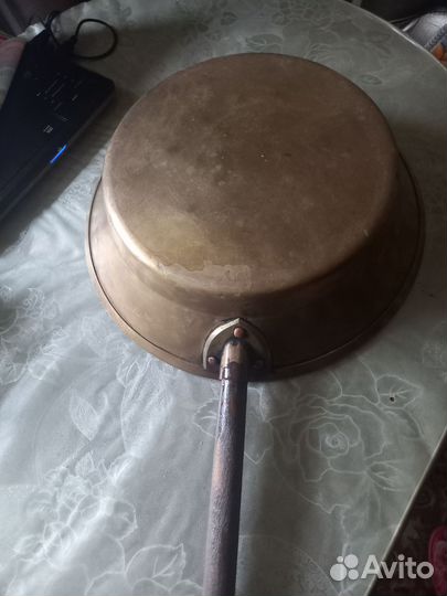 Латунный таз для варенья