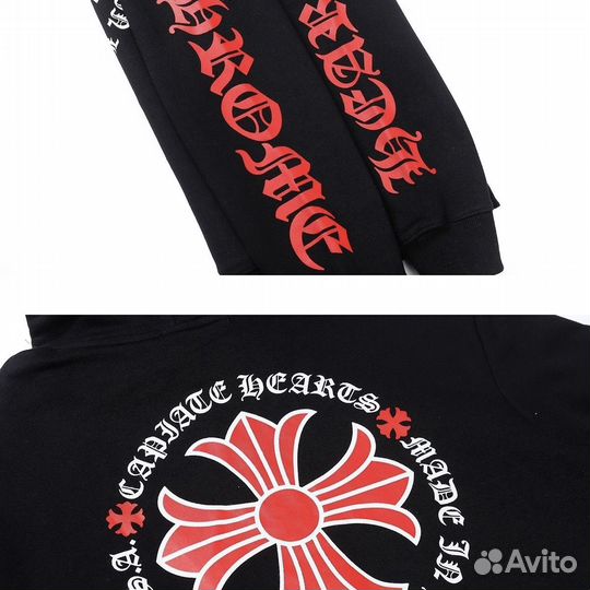 Толстовка (зип-худи) Chrome Hearts