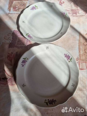 2 Тарелки и 2 салатника времен СССР