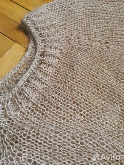 Вязаный топ паутинка оверсайз