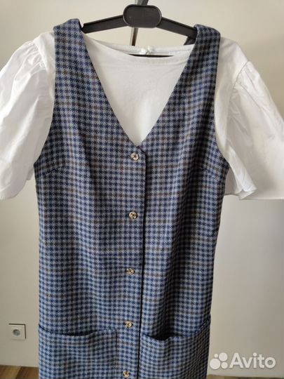 Платье gocco 140 см новое шерсть