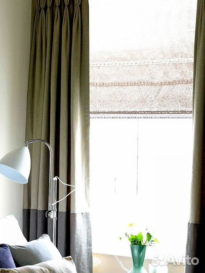 Рулонные шторы день и ночь на заказ