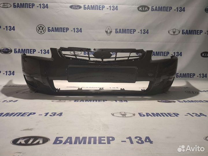 Бампер передний приора 2 в цвет Чёрная пантера